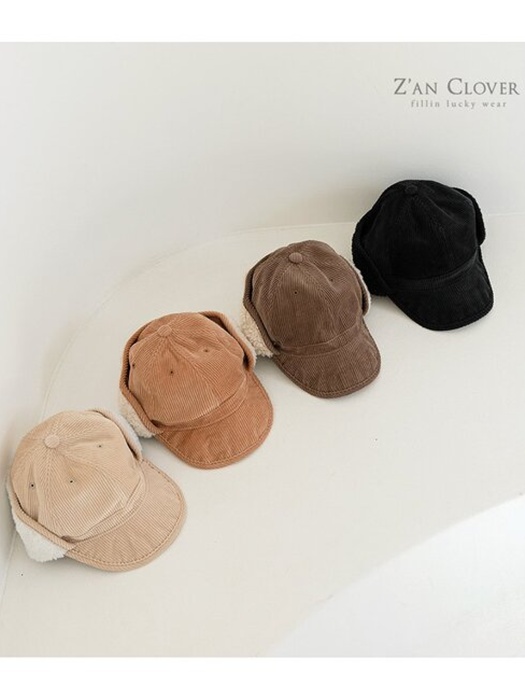 Corduroy Ear Cap Corduroy Ear Cap