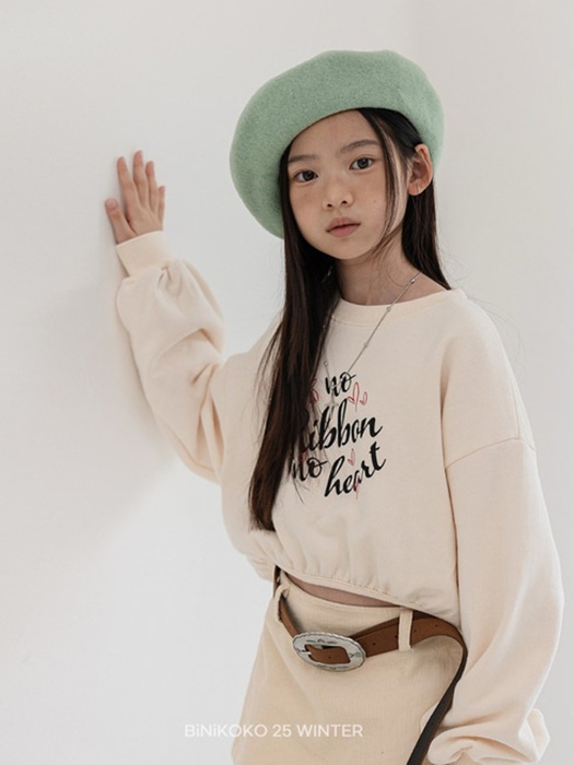 Cropped Heart Sweatshirt Cropped Heart Sweatshirt
