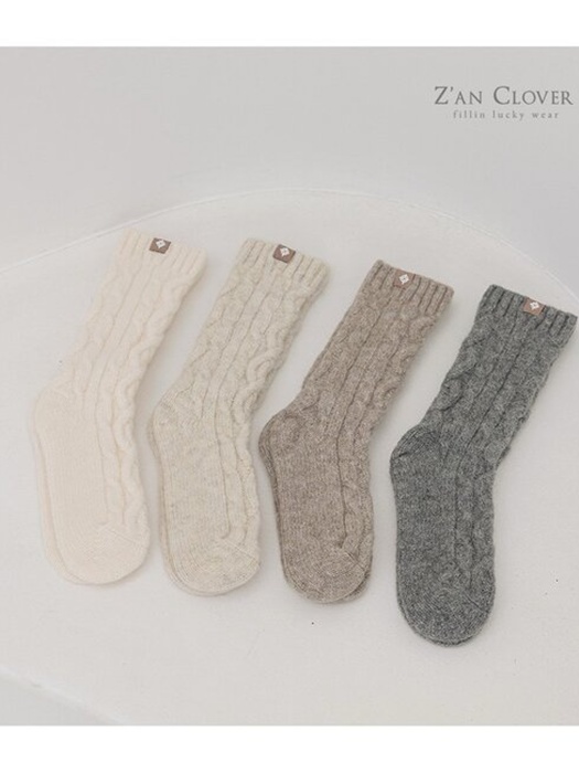 Cable Knit Socks Cable Knit Socks