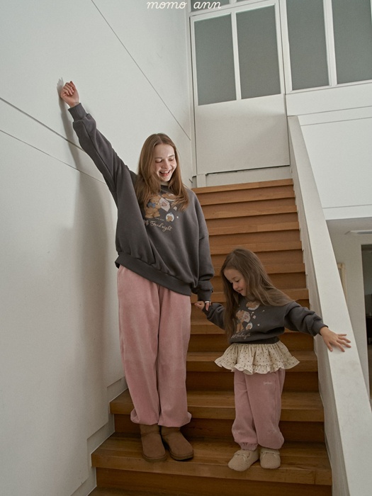 Velour Jogger Pants (with Mom) Velour Jogger Pants (with Mom)