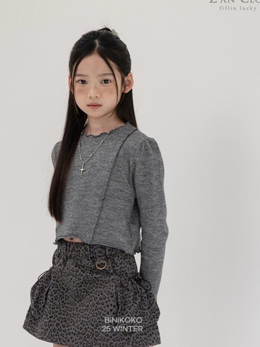 Frill Crop Knit Frill Crop Knit