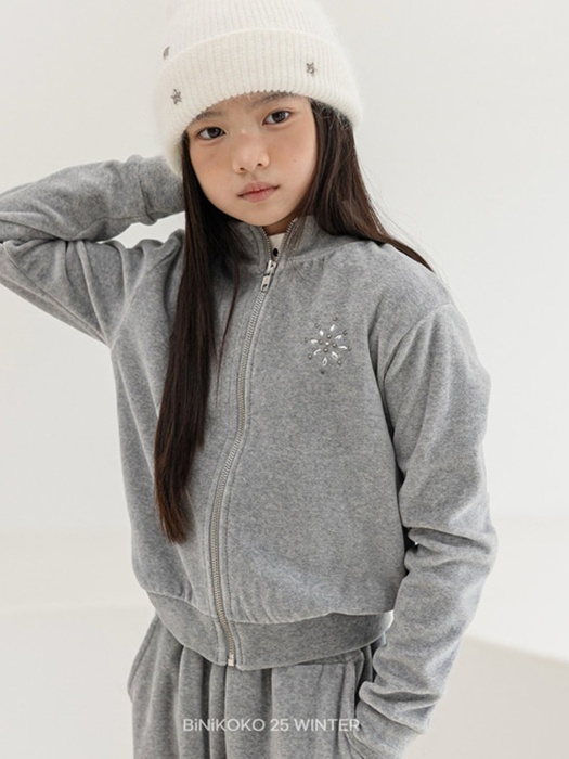 Velour Snow Zip-Up Velour Snow Zip-Up