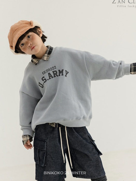 Boxy Army Fleece Sweatshirt Boxy Army Fleece Sweatshirt