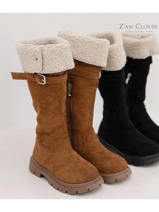 Suede Mid-High Long Boots Suede Mid-High Long Boots