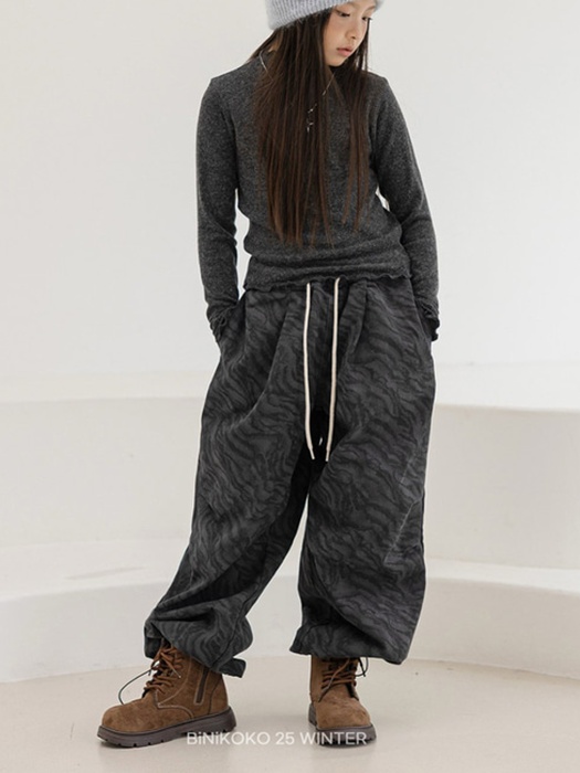 Zebra Balloon Fit Pants Zebra Balloon Fit Pants