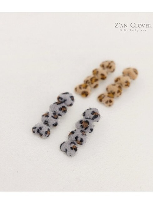 Calf Hair Leopard Hair Clip Calf Hair Leopard Hair Clip
