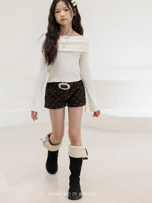 Corduroy Dot Short Pants Corduroy Dot Short Pants