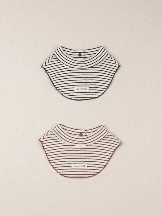 Willy Stripe Fake Turtleneck