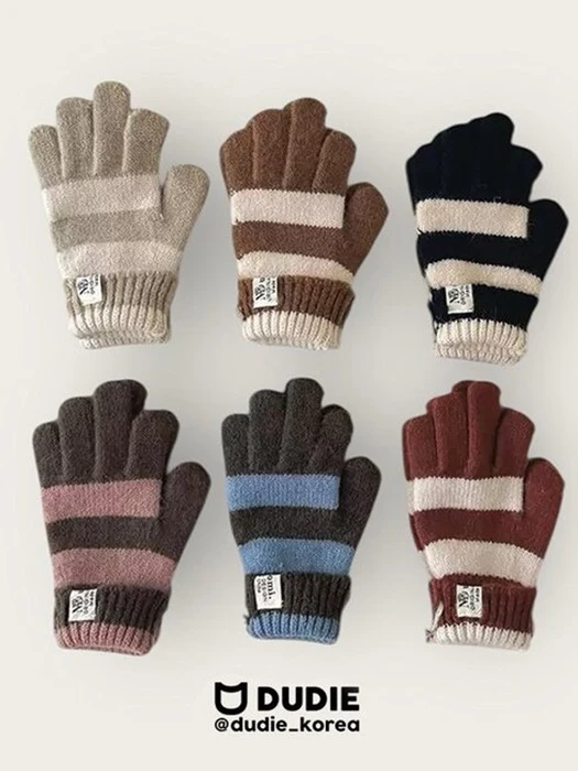 Striped Gloves