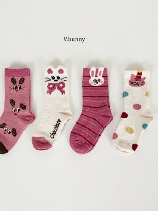 Bunny Choco Socks Set Bunny Choco Socks Set