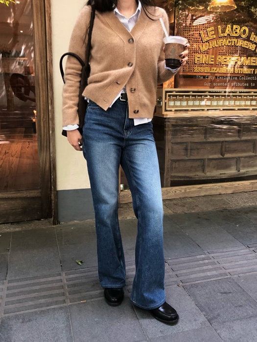 Classic Flared Denim Jeans Classic Flared Denim Jeans