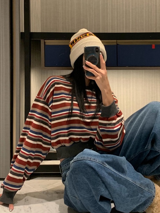 Bronze Stripe Sweatshirt