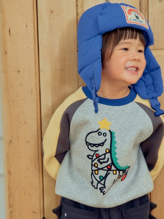 Santa Dino Raglan Tee Santa Dino Raglan Tee