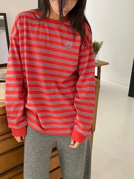 Biscuit Stripe Tee