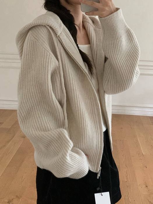 Two-Way Hood Zip-up