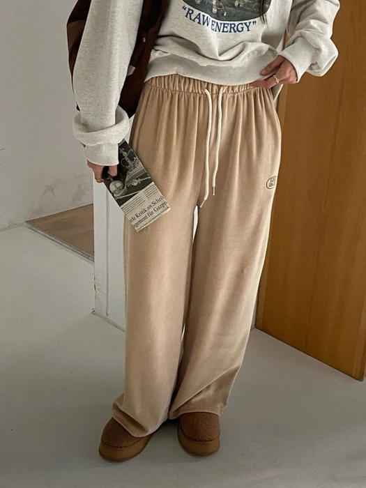 Sand Velour Pants