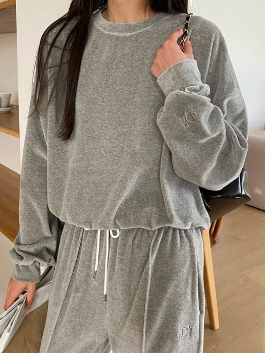 New Velour Sweatshirt