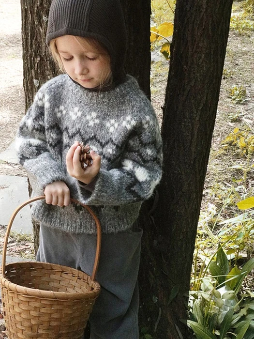 Bren Jacquard Knit Pullover