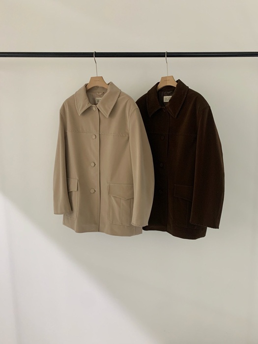 Braided Suede Jacket Braided Suede Jacket