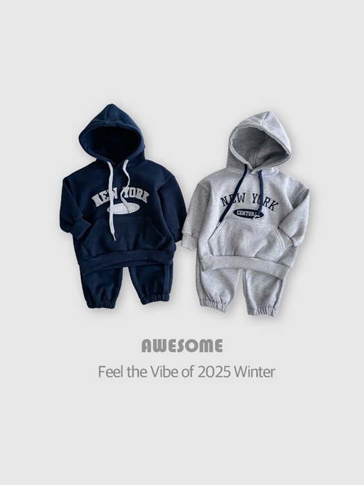 Fleece New York Hoodie Set Fleece New York Hoodie Set