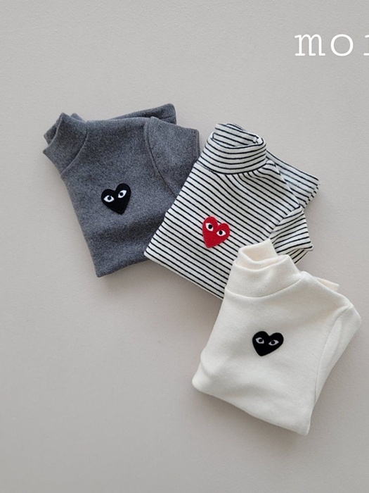 Heart Turtleneck Tee Heart Turtleneck Tee