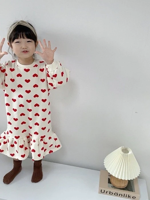 Heart Fleece One-piece Heart Fleece One-piece