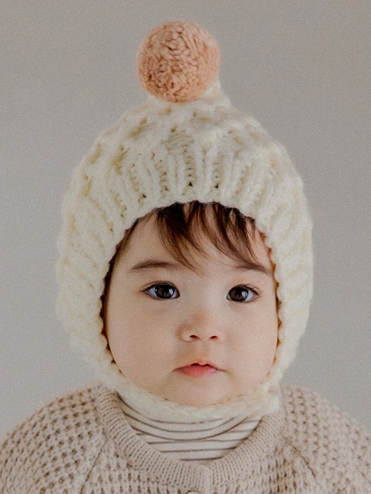 New Connie Elf Pom Pom Knit Baby Hat