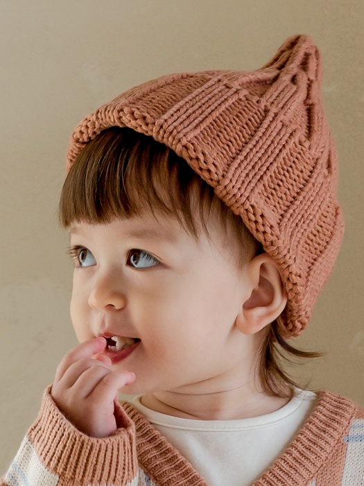 Sand Knit Baby Beanie