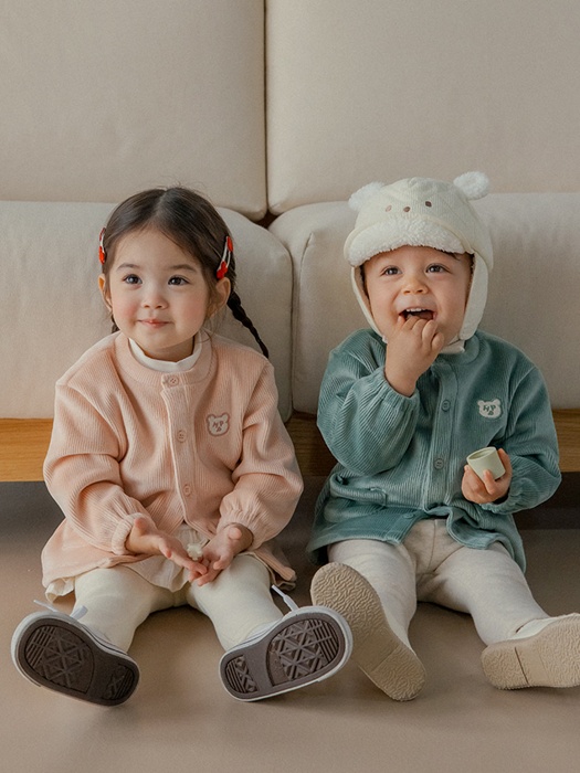 Hug Double Velour Baby Cardigan