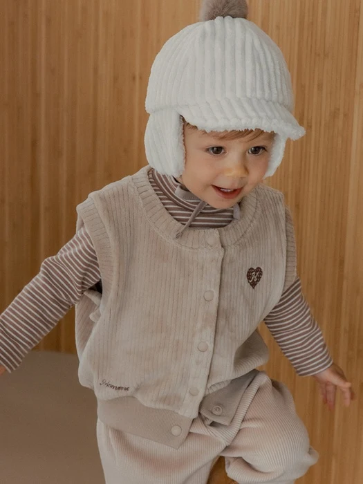 Bubbly Double Velour Vest