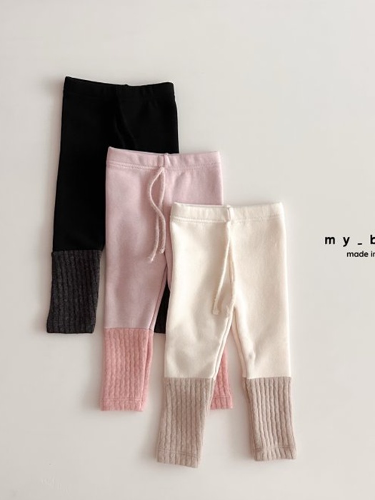 Angora String Sleeves Leggings