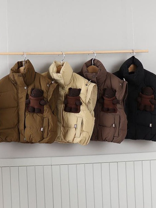Duck Down Teddy Vest Duck Down Teddy Vest