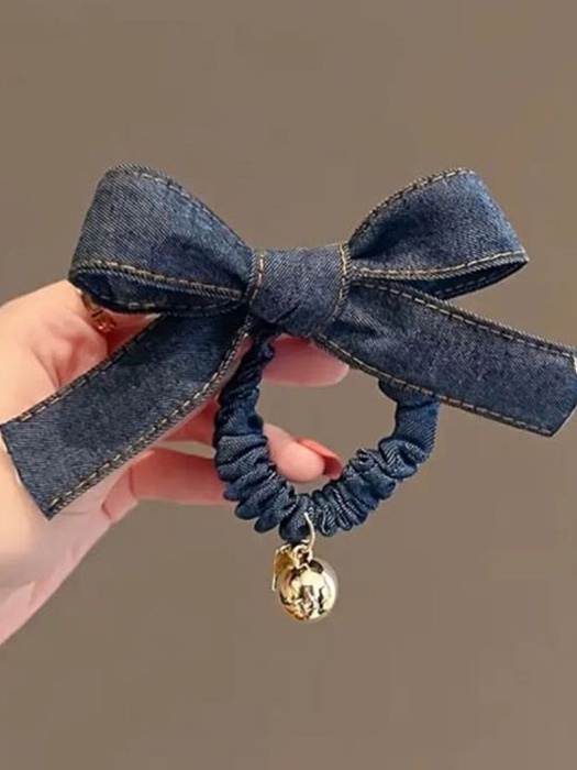 Gold Medal Denim Scrunchie Gold Medal Denim Scrunchie