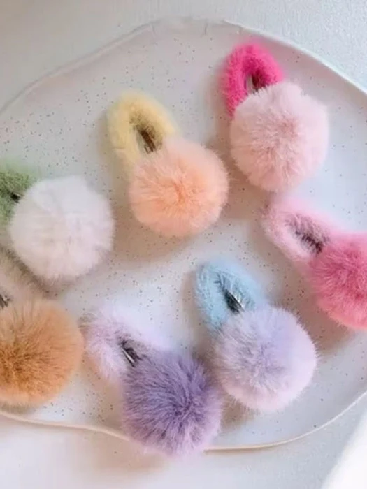 Mink Ball Snap Clip Mink Ball Snap Clip