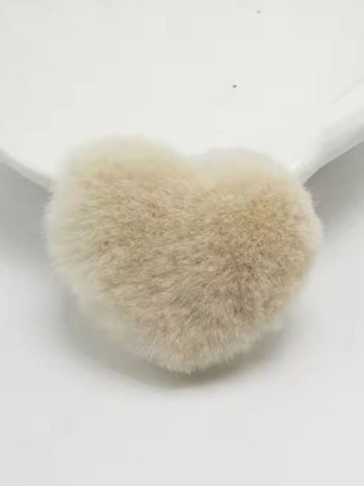 Mink Heart Snap Clip Mink Heart Snap Clip