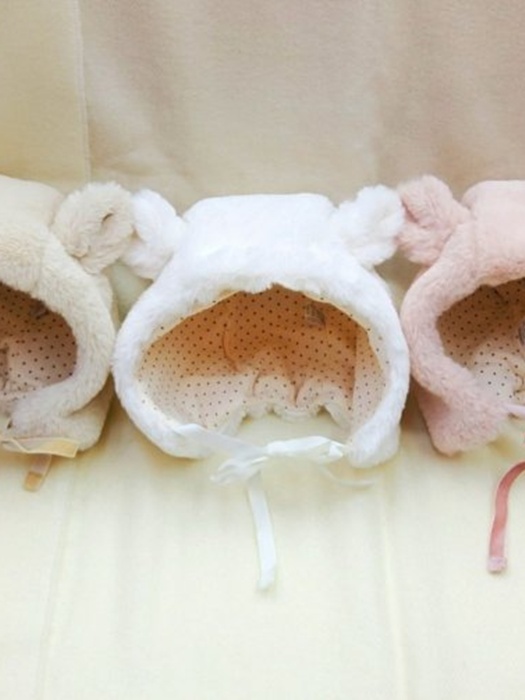 Dot Bear Earflap Hat Dot Bear Earflap Hat