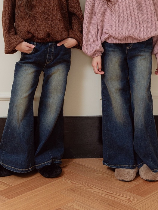 Brushed Bootcut Pants