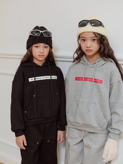 Rivet Brushed Hoodie