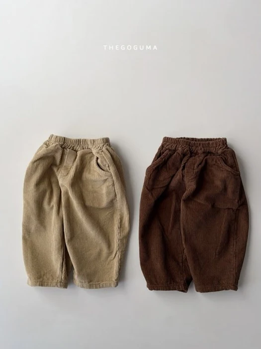 Corduroy Brushed Baggy Pants