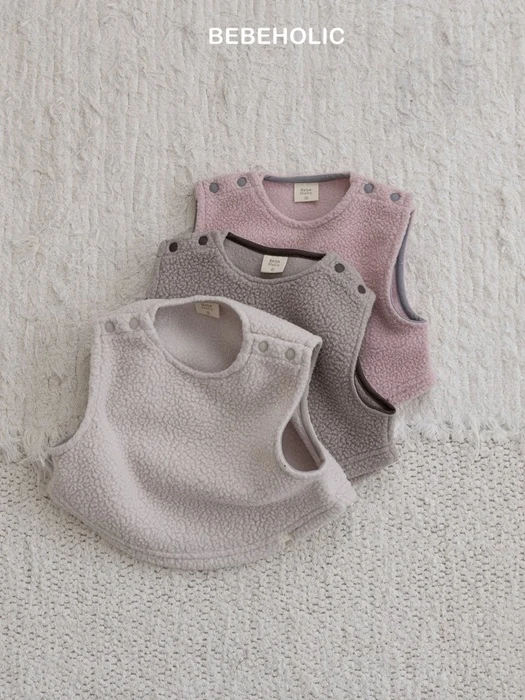 Popcorn Fleece Vest