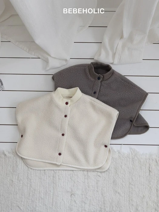 Puff Fleece Poncho