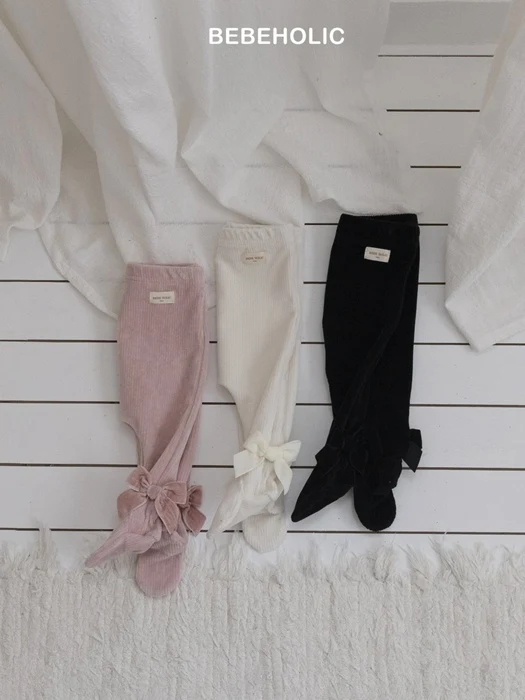 Ribbon Footed Leggings