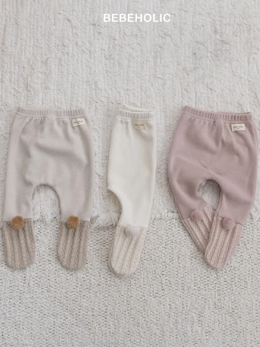 Pom Pom Footed Leggings