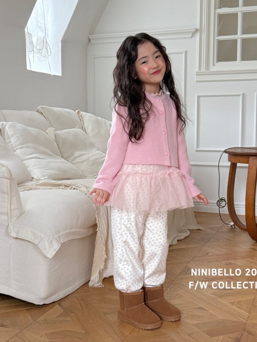 Pattern Warm Velour Pants