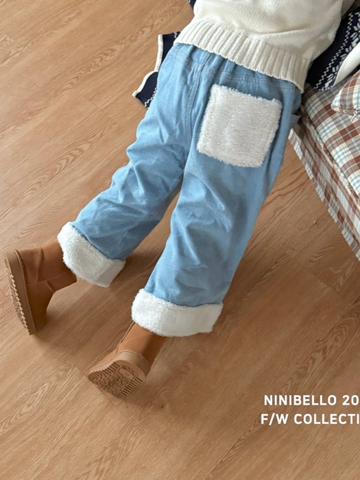 Fleece Pocket Denim