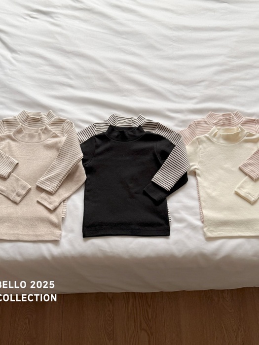 Warm Turtleneck Tee Set Warm Turtleneck Tee Set