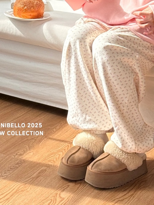 Adult Pattern Warm Velour Pants