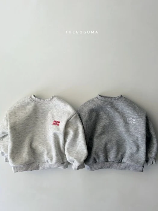 Snow Embroidery Sweatshirt