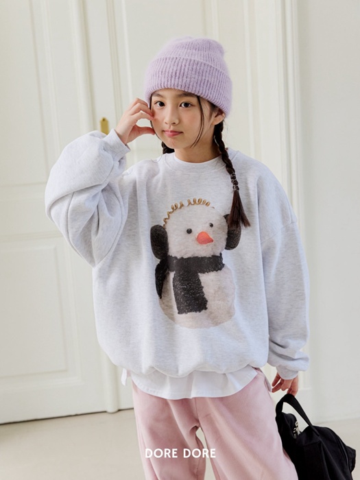 Snowman Fleece Sweatshirt