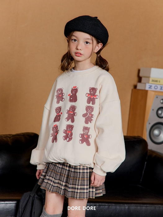 Cookie Bear Fleece Sweatshirt